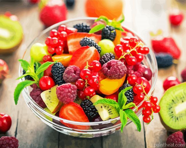 Fruit Salad Painting By Numbers Kits