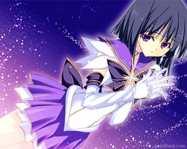 Aesthetic Sailor Saturn Painting By Numbers Kits