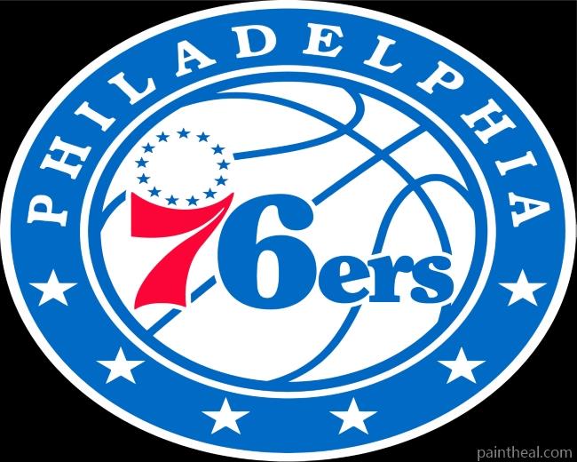 Philadelphia 76ers Logo Painting By Numbers Kits