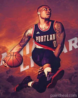 Damian Lillard Painting By Numbers Kits