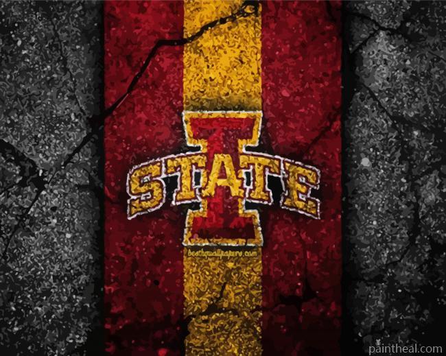 Iowa State Cyclones Basketball Logo Painting By Numbers Kits