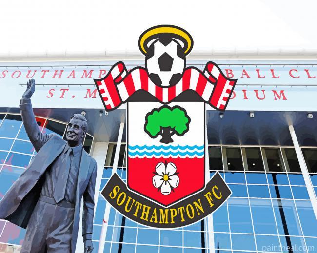Southampton Fc Logo Art Painting By Numbers Kits