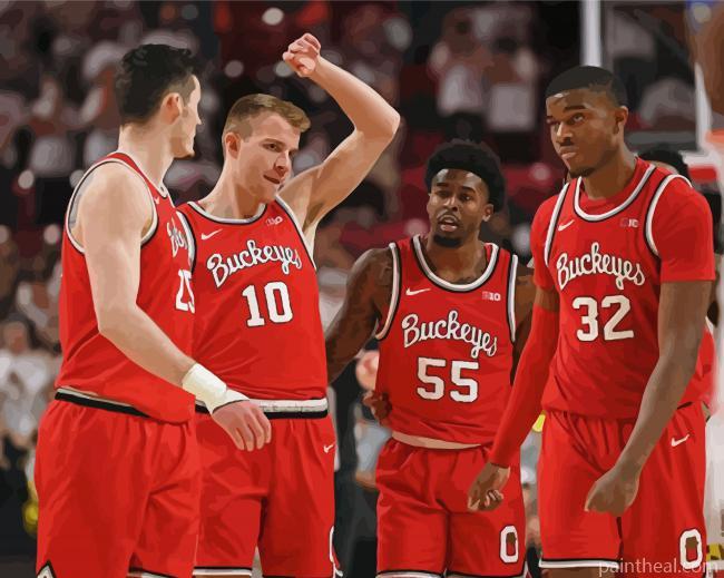 Nebraska Cornhuskers Team Painting By Numbers Kits
