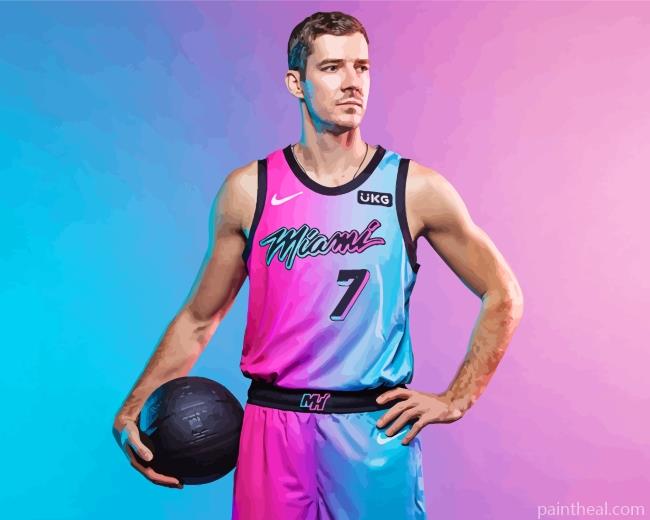 Miami Heat Painting By Numbers Kits