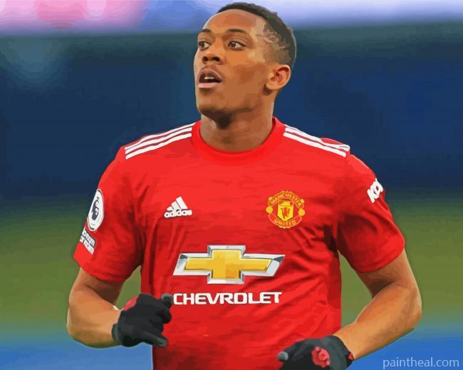 Anthony Martial Player Painting By Numbers Kits