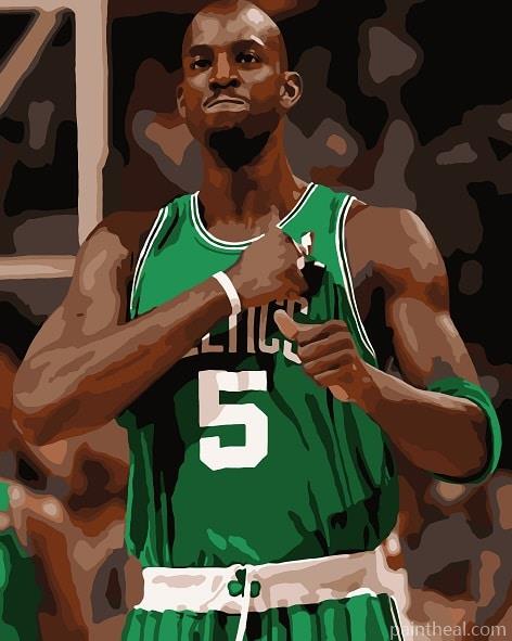 Kevin Garnet Sport Painting By Numbers Kits