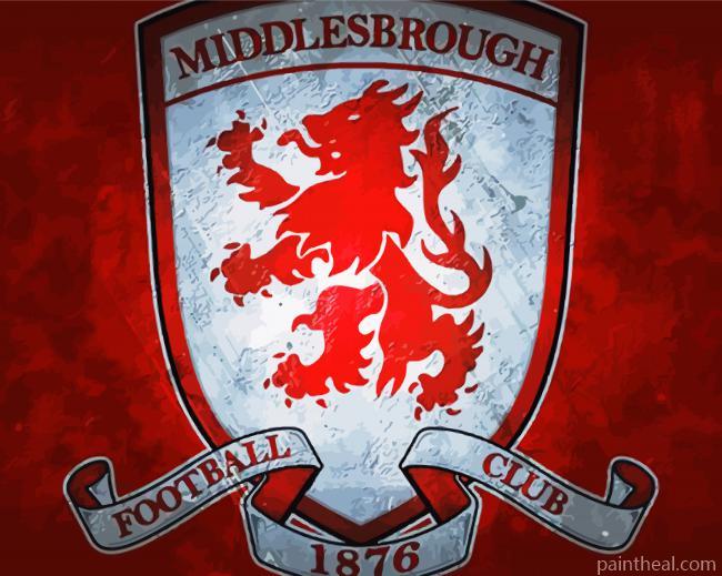 Middlesbrough FC Logos Painting By Numbers Kits