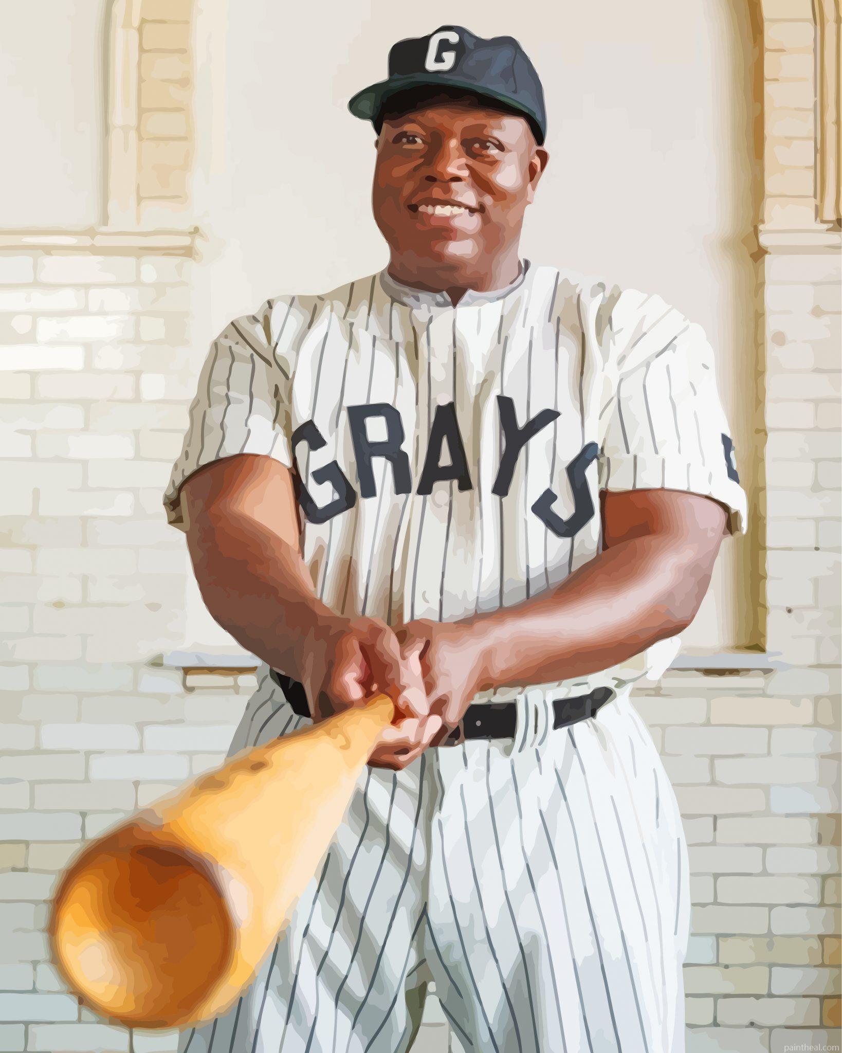 Josh Gibson Negro Painting By Numbers Kits