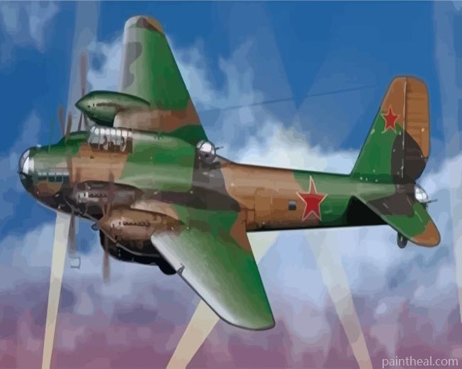 Petlyakov Pe 8 Painting By Numbers Kits