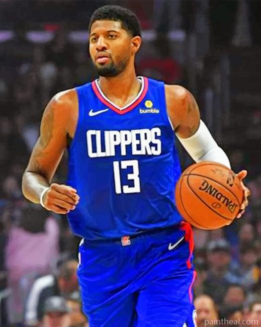 Paul George Sport Painting By Numbers Kits