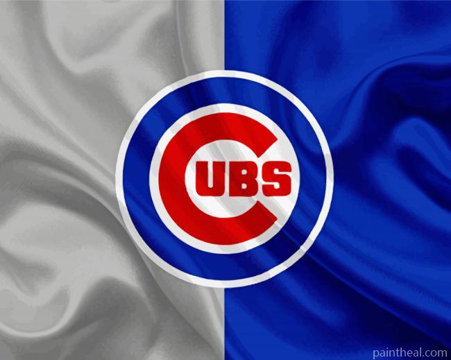 Baseball Chicago Cubs Logo Painting By Numbers Kits