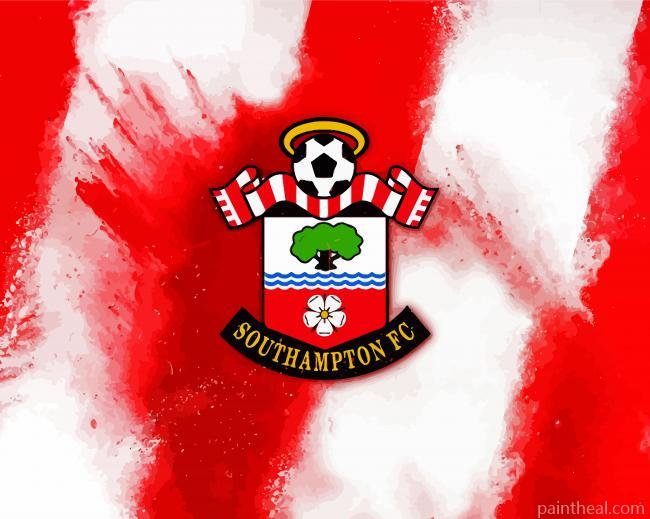 Southampton Fc Team Logo Painting By Numbers Kits