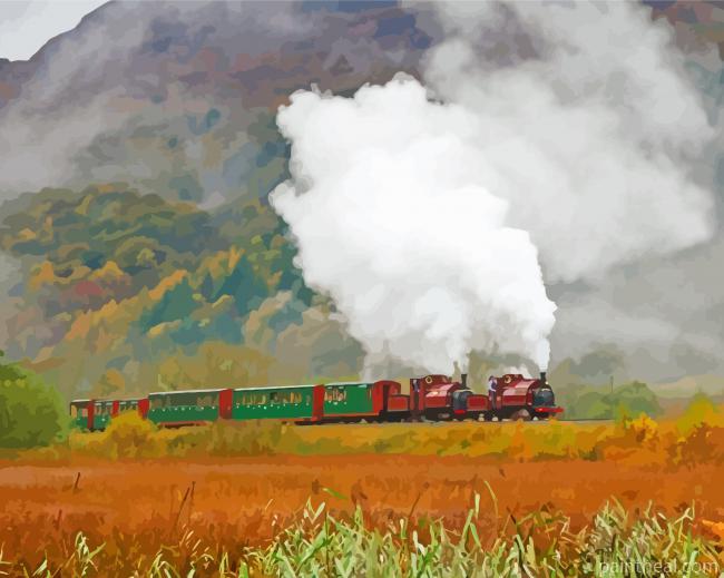 Ffestiniog Train Painting By Numbers Kits