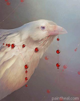 White Raven Painting By Numbers Kits