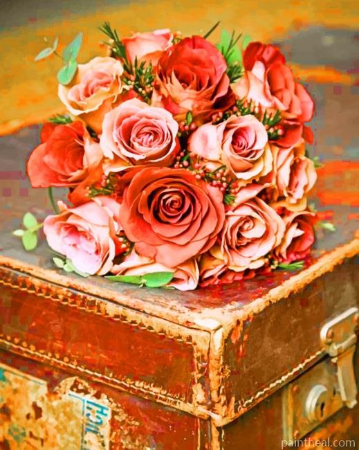 Old Box Flowers NEW Painting By Numbers Kits