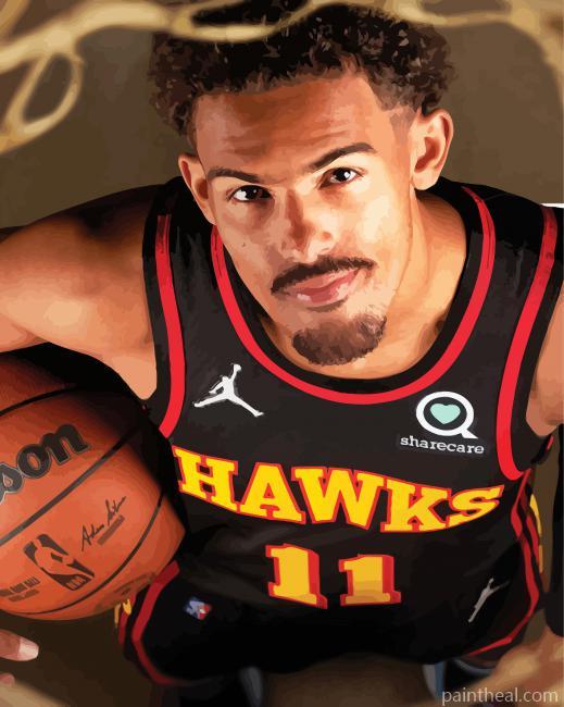 Trae Young Painting By Numbers Kits