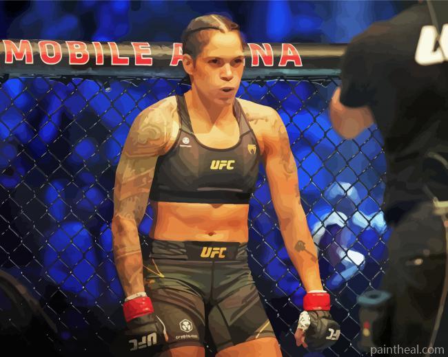 Amanda Lourenço Nunes MMA Fighter -Paint By Numbers Painting By Numbers Kits