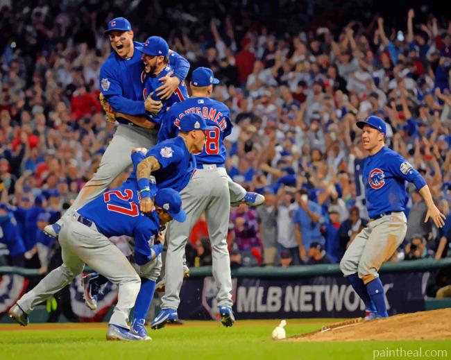 Chicago Cubs Team Painting By Numbers Kits