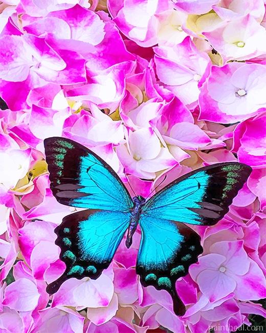 Gorgeous Blue Butterfly NEW Painting By Numbers Kits