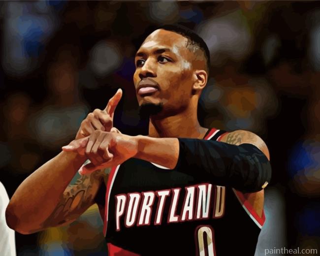 Portland Trail Blazers Player Painting By Numbers Kits