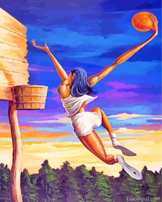 Basketball Player Painting By Numbers Kits