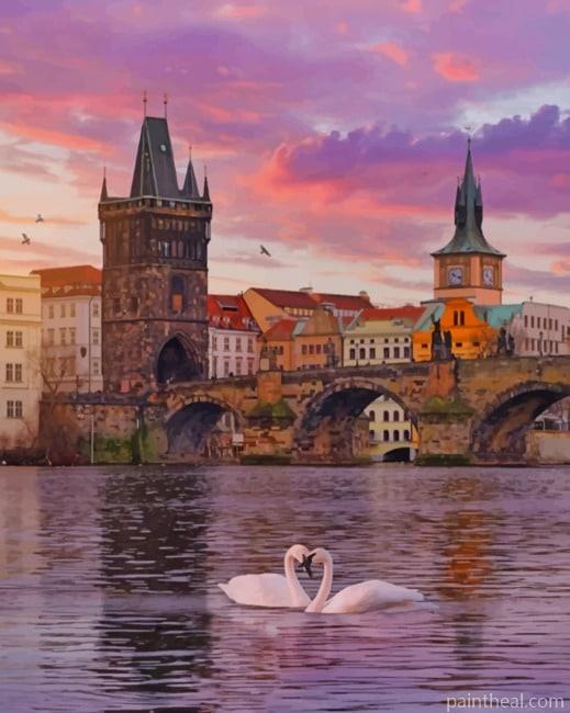 Charle Bridge Prague NEW Painting By Numbers Kits