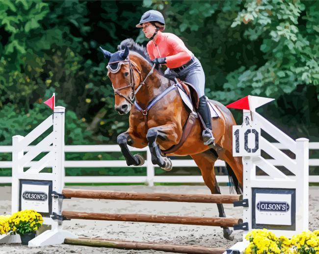 Cool Hunter Jumpers Painting By Numbers Kits