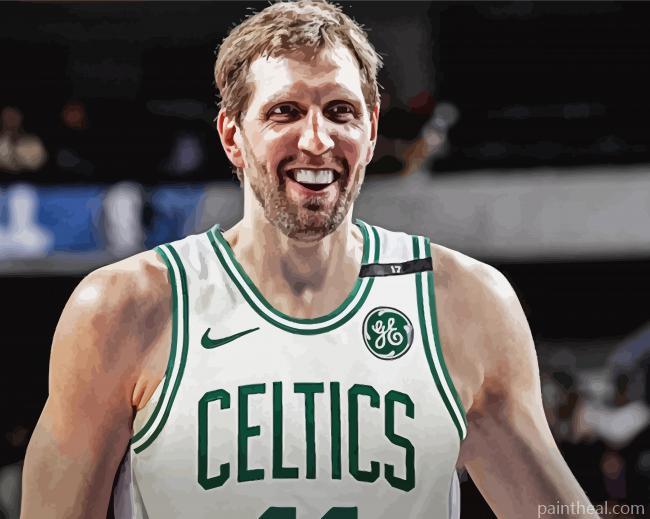 Celtics Dirk Nowitzki Painting By Numbers Kits