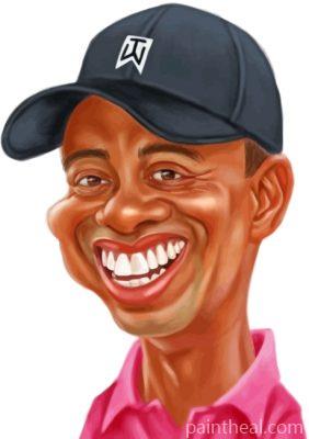 Tiger Woods Painting By Numbers Kits