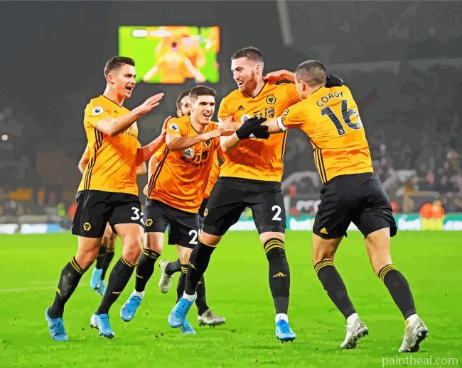 Wolverhampton Wanderers Players Painting By Numbers Kits