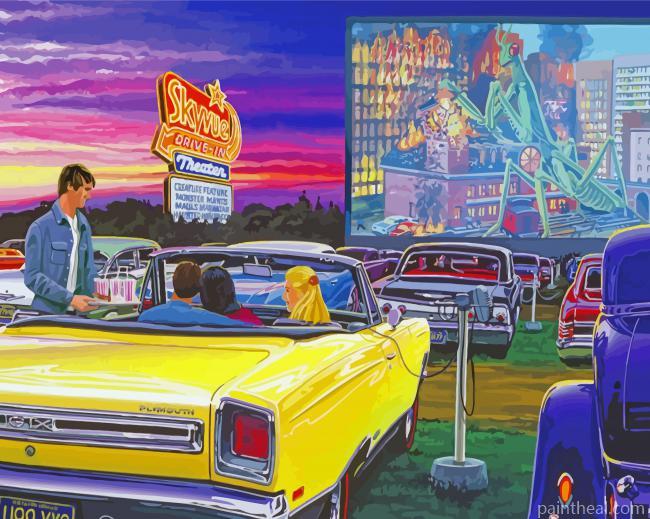 Aesthetic Classic Cars In Drive INS Painting By Numbers Kits