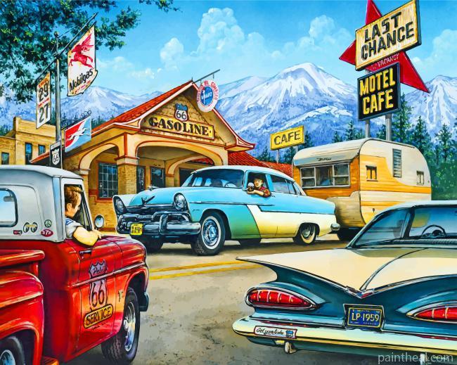 Traffic Jam Cars Painting By Numbers Kits