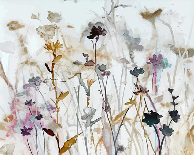 Wildflower Mist Painting By Numbers Kits