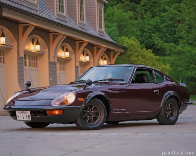 1972 Nissan Fairlady Painting By Numbers Kits