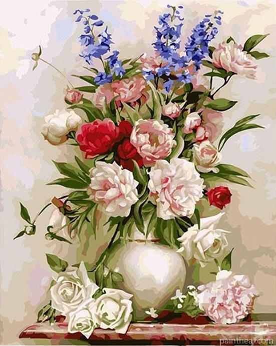 Flower DIY Painting By Numbers Kits