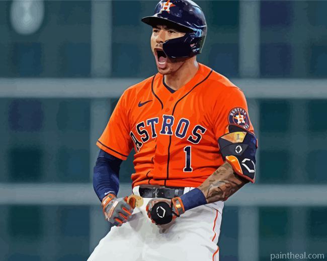 Baseball Houston Astros Player Painting By Numbers Kits
