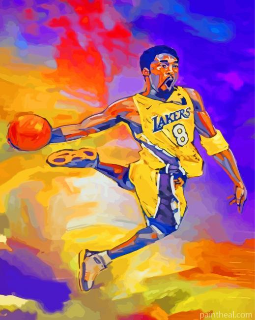 Lakers Player Painting By Numbers Kits