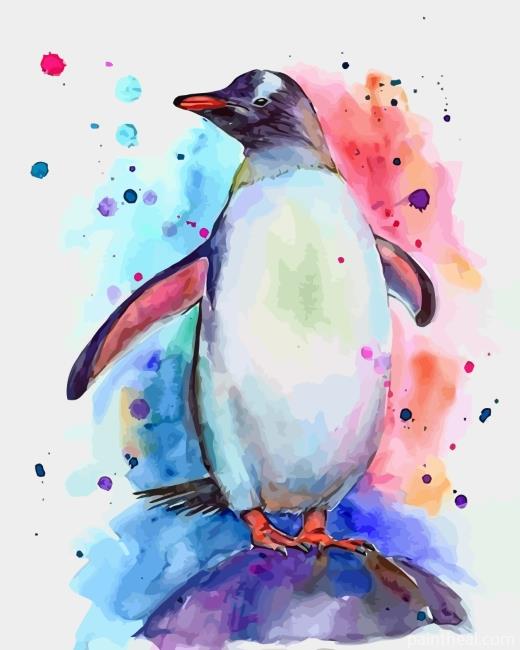 Penguin Art Painting By Numbers Kits