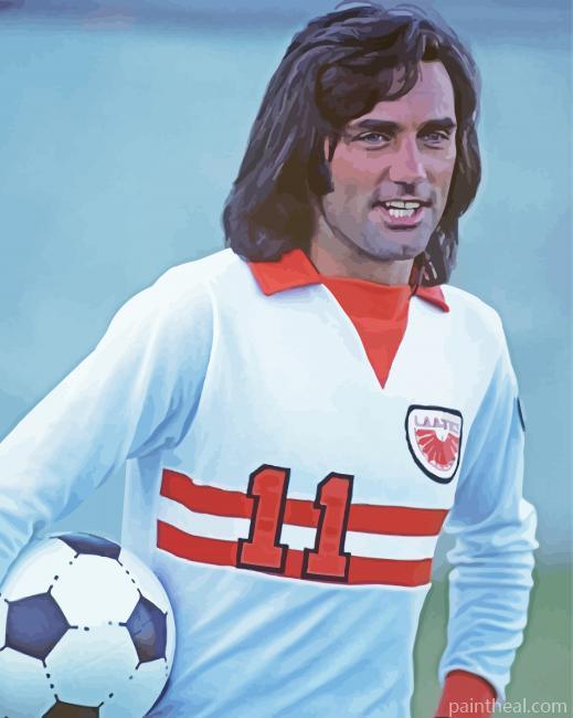 Ggeorge Best Footballer Painting By Numbers Kits