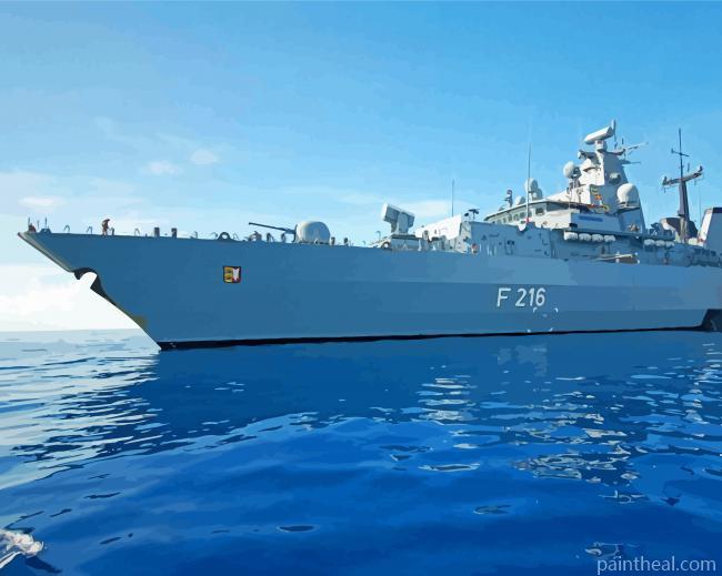 Frigate ship Painting By Numbers Kits
