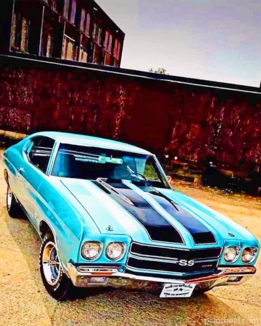 Old Muscle Car NEW Painting By Numbers Kits