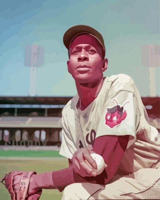Satchel Paige Player Painting By Numbers Kits