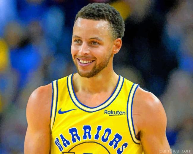 Stephen Curry Player Painting By Numbers Kits