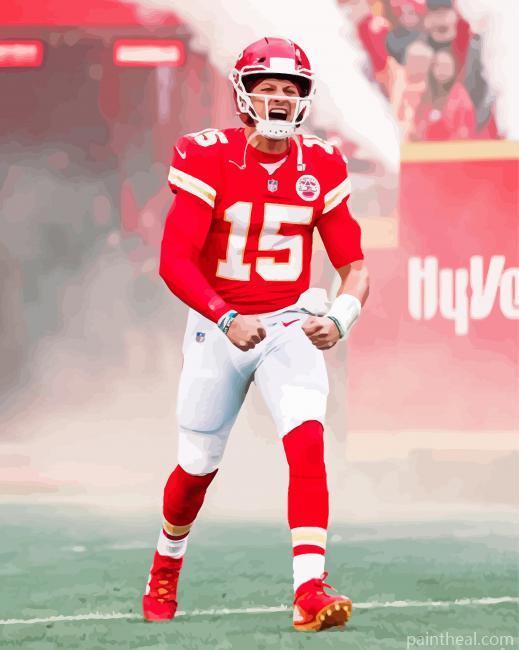 Patrick Mahomes Kansas City Painting By Numbers Kits