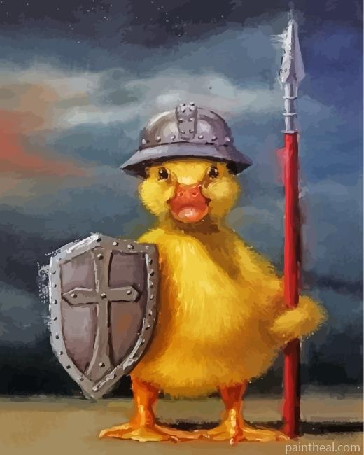 Warrior Little Duck Painting By Numbers Kits