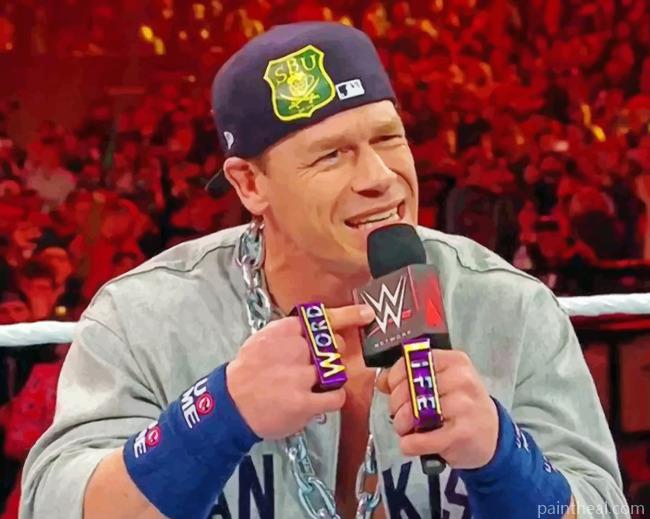 John Cena Speech Painting By Numbers Kits
