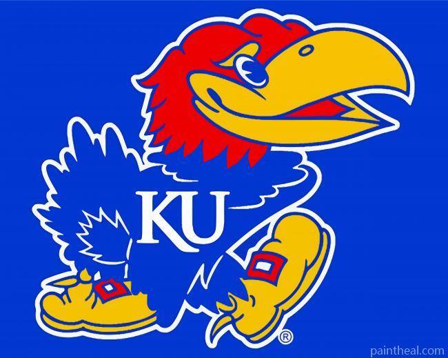 Kansas Jayhawks Logo Painting By Numbers Kits