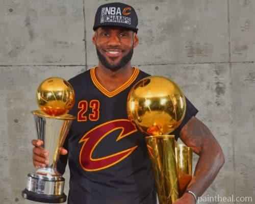 Lebron James Nba Finals Painting By Numbers Kits