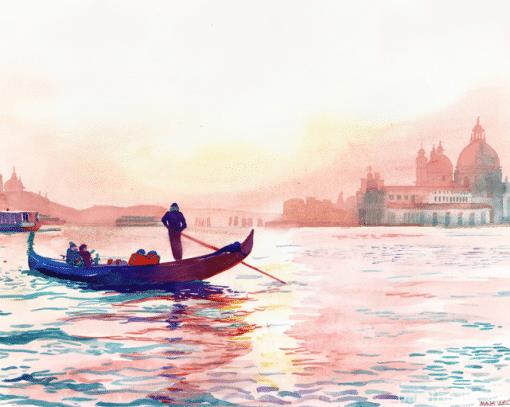 Canal Grande Venice Italy – 5D Diamond Paintings Painting By Numbers Kits