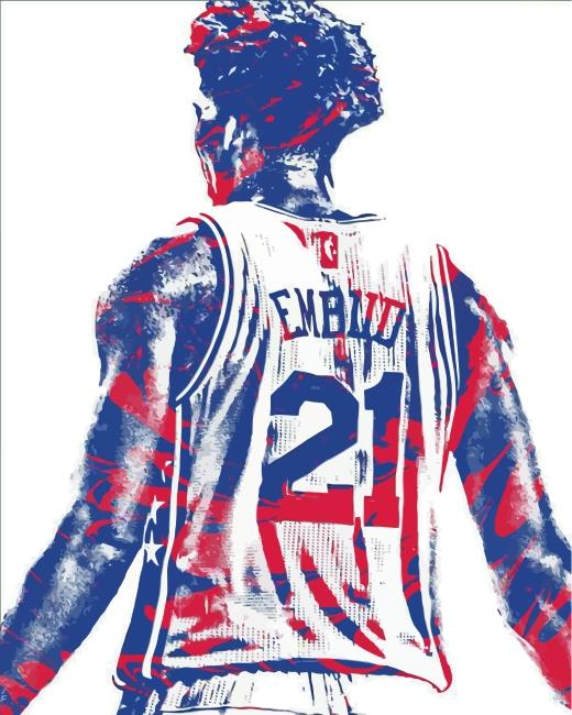 Philadelphia 76ers Art Painting By Numbers Kits